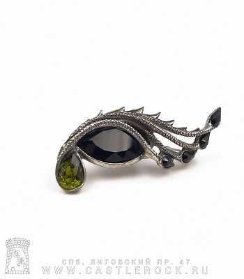 кольцо alchemy gothic (алхимия готик) r153 gorgon's eye