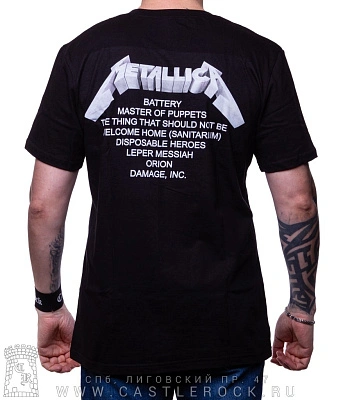 футболка metallica "master of puppets"