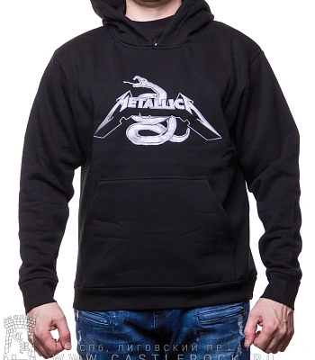 балахон metallica (змея, вышивка)