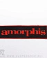 нашивка amorphis (лого красное, узкая)