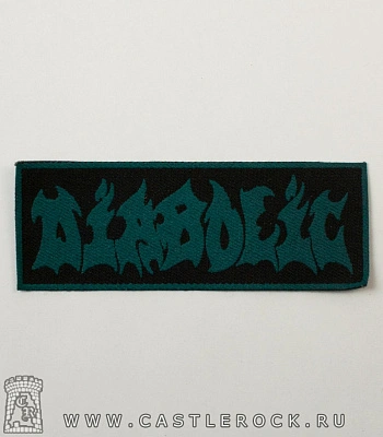 нашивка diabolic (зеленая надпись)