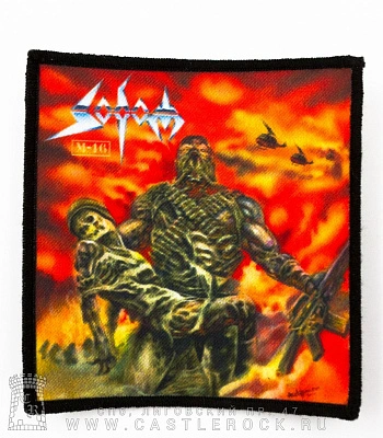 нашивка sodom "m-16"