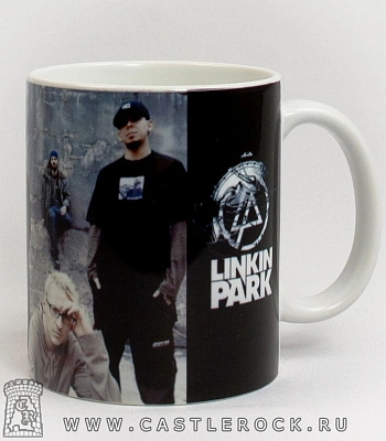 кружка linkin park (группа у стены)
