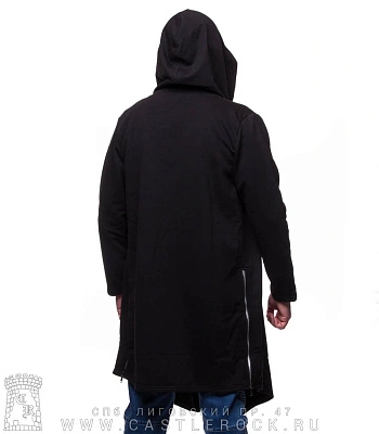 мантия две молнии по бокам (черная)