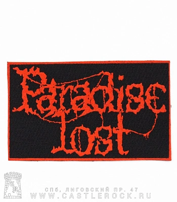 нашивка paradise lost (лого красное)