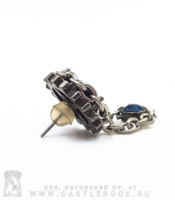 серьга alchemy gothic (алхимия готик) e294 chain-gear