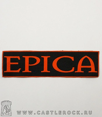 нашивка epica (надпись красная)