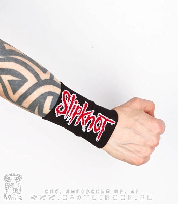 напульсник трикотажный slipknot (широкий)