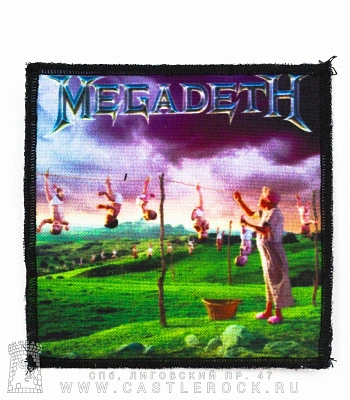 нашивка megadeth "youthanasia"