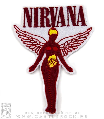 нашивка nirvana "in utero" (вышивка)