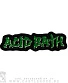 нашивка acid bath (лого зеленое, вышивка)