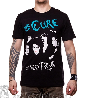 футболка cure "the head tour 1985"