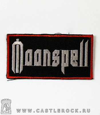 нашивка moonspell (надпись, вышивка)