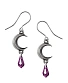 серьги alchemy gothic (алхимия готик) e477a tears of the moon-amethyst