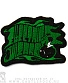 нашивка electric wizard (лого зеленое, вышивка)