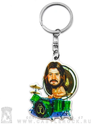 брелок металлический led zeppelin john bonham