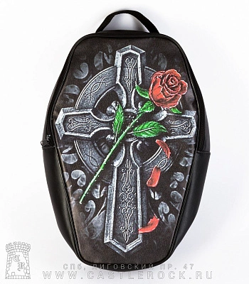 рюкзак гроб крест кельтский и роза