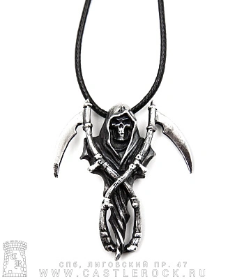 подвес смерть с косами (большой)