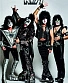постер тканевый kiss (группа, ч/б)