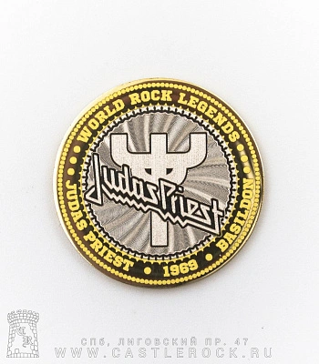 монета сувенирная малая judas priest