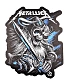 наклейка виниловая metallica "worldwired" (средняя)
