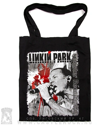 сумка шоппер linkin park chester bennington