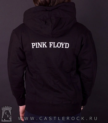 балахон на молнии pink floyd "the dark side of the moon" (принт спереди)