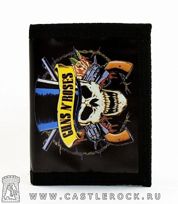 кошелек guns'n'roses (череп, к/з)
