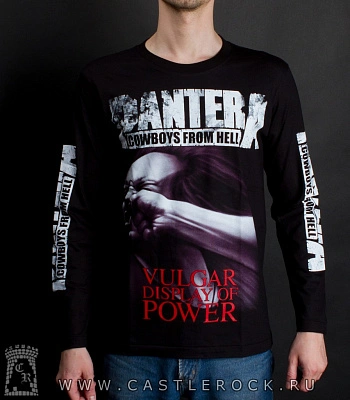 футболка pantera "vulgar display of power" д/р