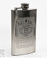фляга стальная с гравировкой ac/dc whiskey 10 oz