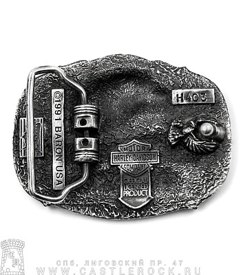 пряжка harley-davidson (голова орла)