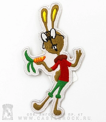 нашивка термо винни-пух кролик (вышивка)