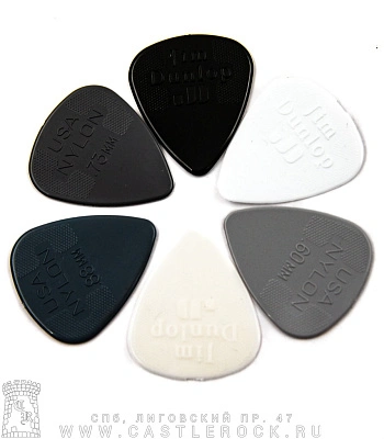медиатор dunlop nylon standard 441