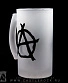 кружка пивная стеклянная anarchy анархия