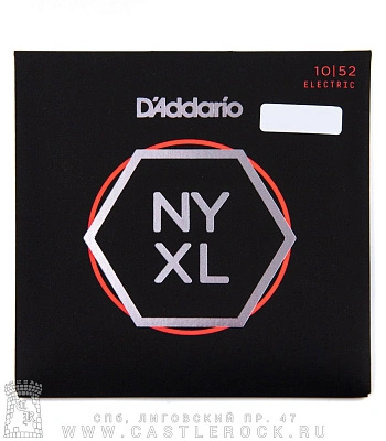 струны d'addario никелированные для электрогитары nyxl1052