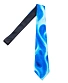 галстук пламя синее
