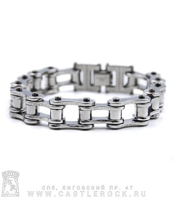 браслет стальной цепь мотоциклетная (14 мм)