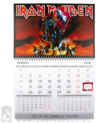 календарь настенный iron maiden "maiden england '88"