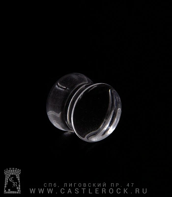 Плаг Акрил Прозрачный 12 мм