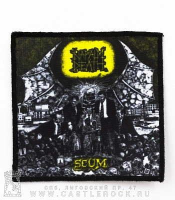 нашивка napalm death "scum"