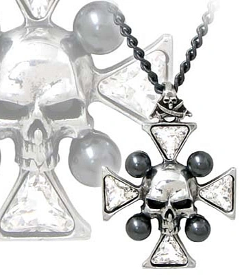 подвес alchemy gothic (алхимия готик) p627 st john's crystalbone cross