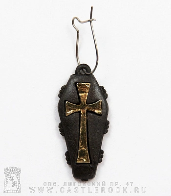 серьга alchemy gothic (алхимия готик) e215 black box