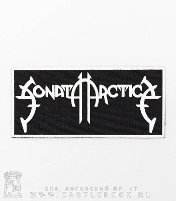 нашивка sonata arctica (лого белое)