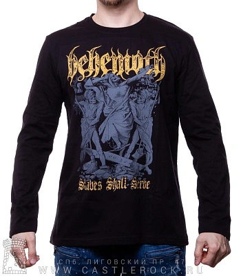 футболка behemoth "slaves shall serve" д/р
