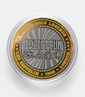монета сувенирная малая led zeppelin