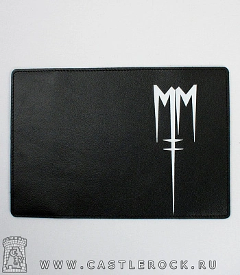 обложка для документов marilyn manson (лого)