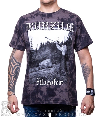 футболка burzum "filosofem" (варенка, серая)