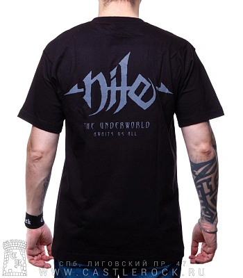 футболка nile "the underworld awaits us all"
