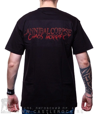 футболка cannibal corpse "chaos horrific"
