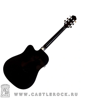 гитара электро-акустическая naranda dg220ce bk (6 струн)